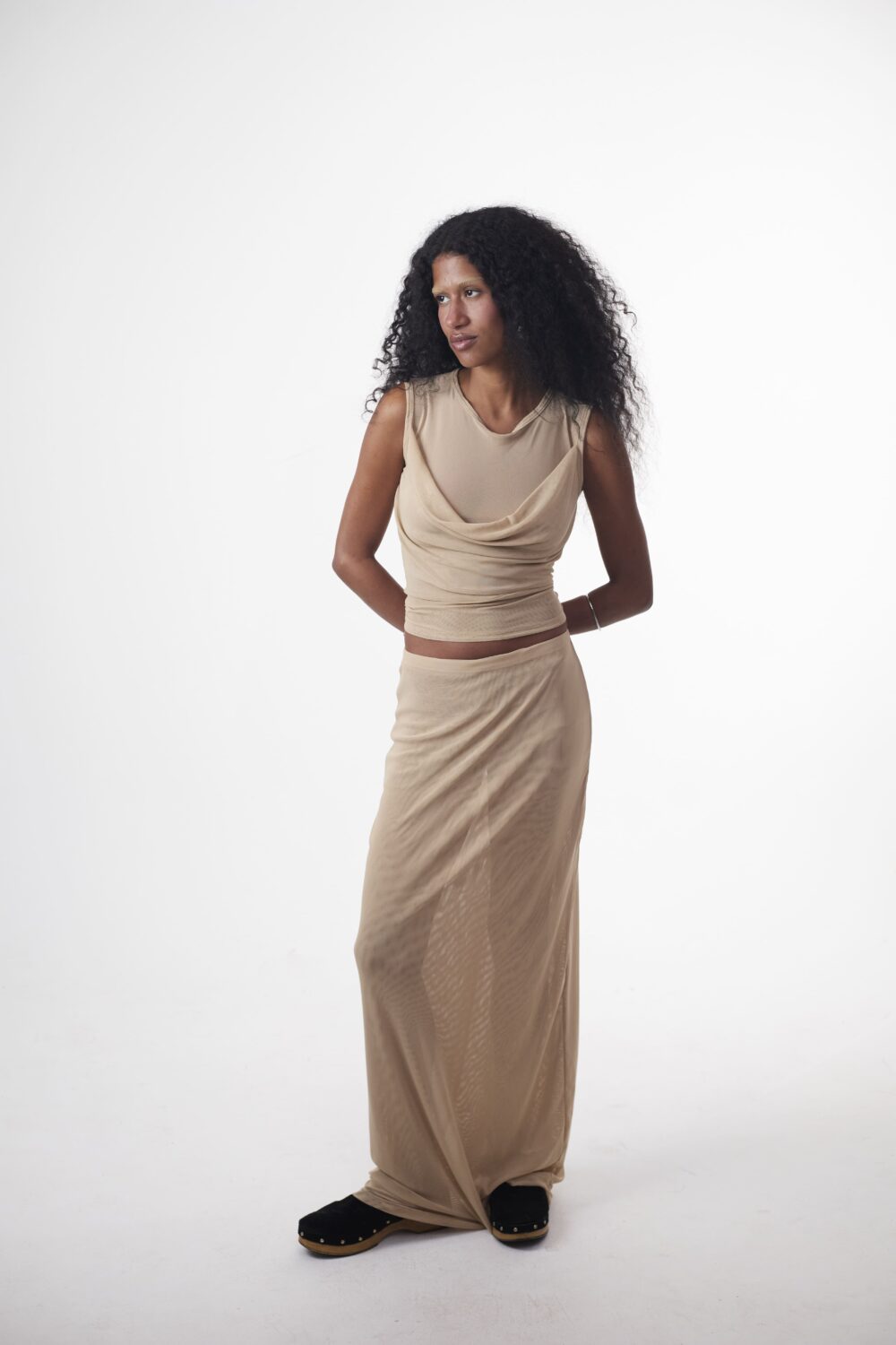 Blusa Degagê Tule Sand - Imagem 7
