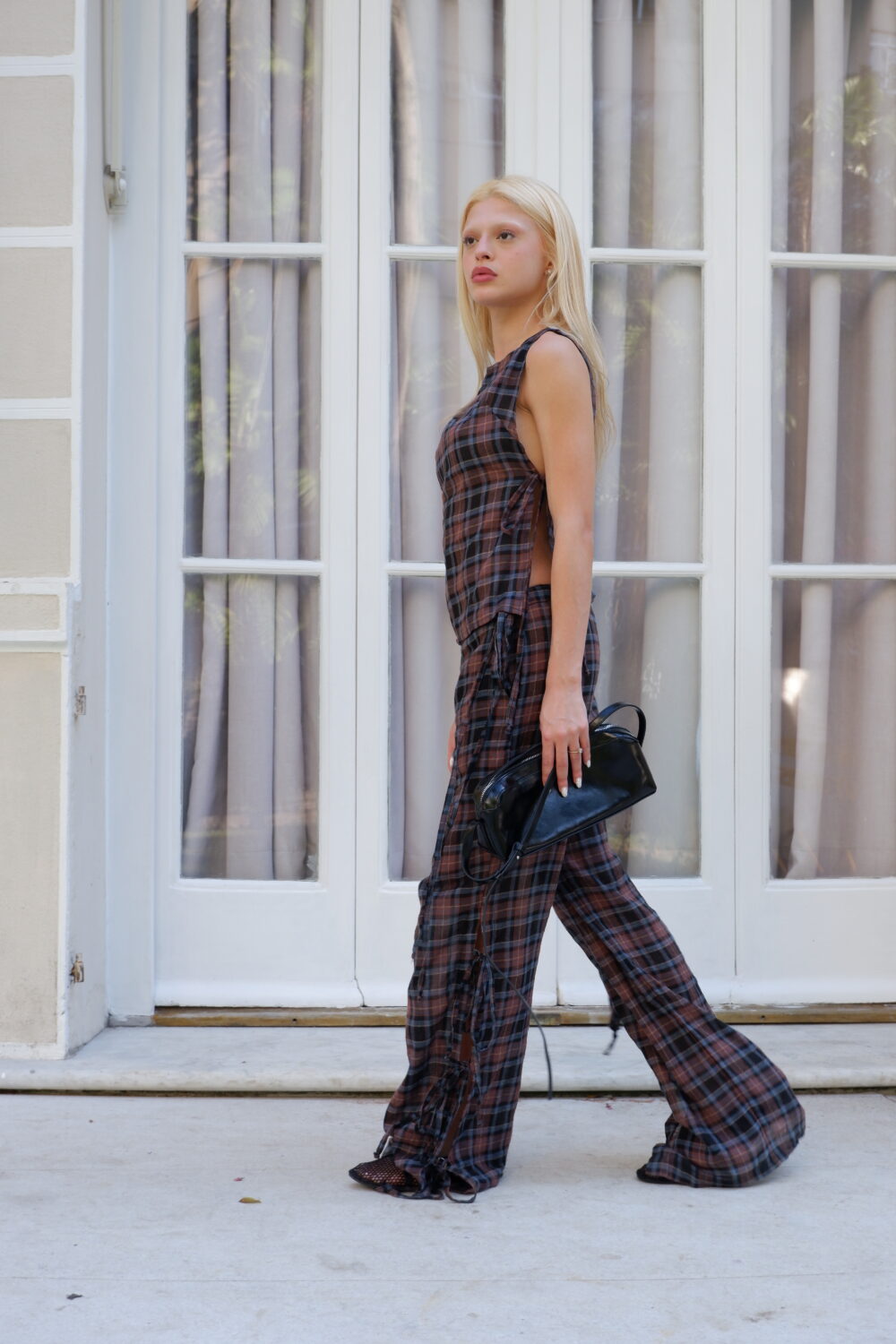Calça Pantalona Laços Tartan - Imagem 21