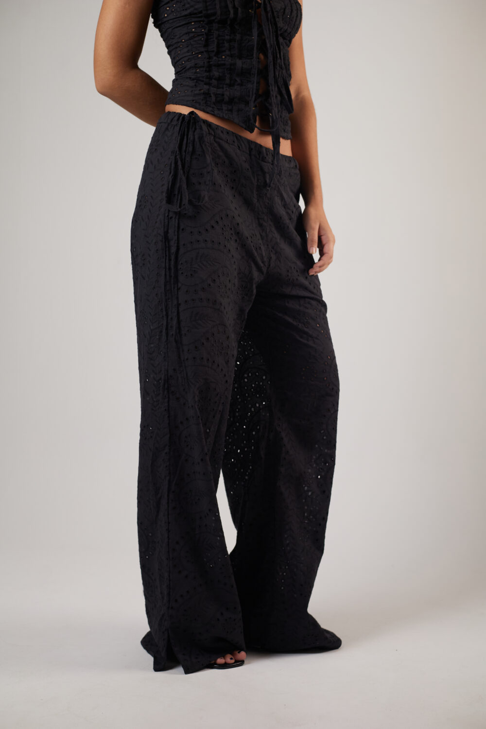Calça Pantalona Laise Preta