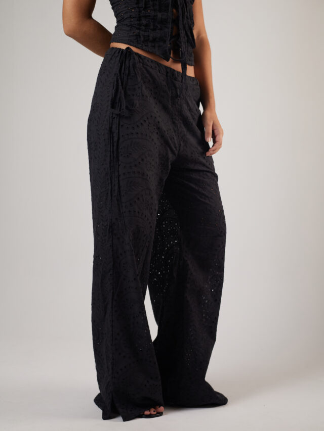 Calça Pantalona Laise Preta