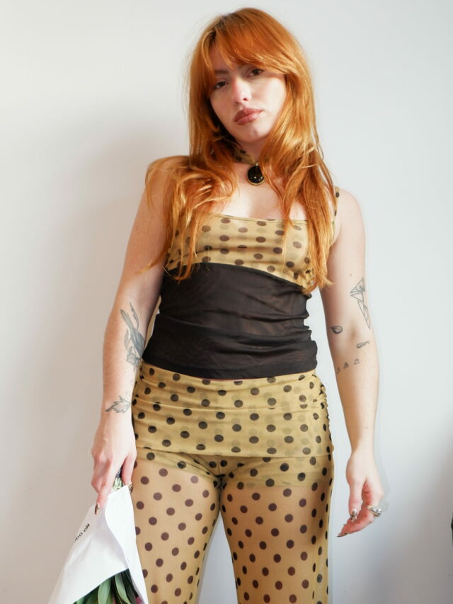 Blusa Alça Dots/Preto
