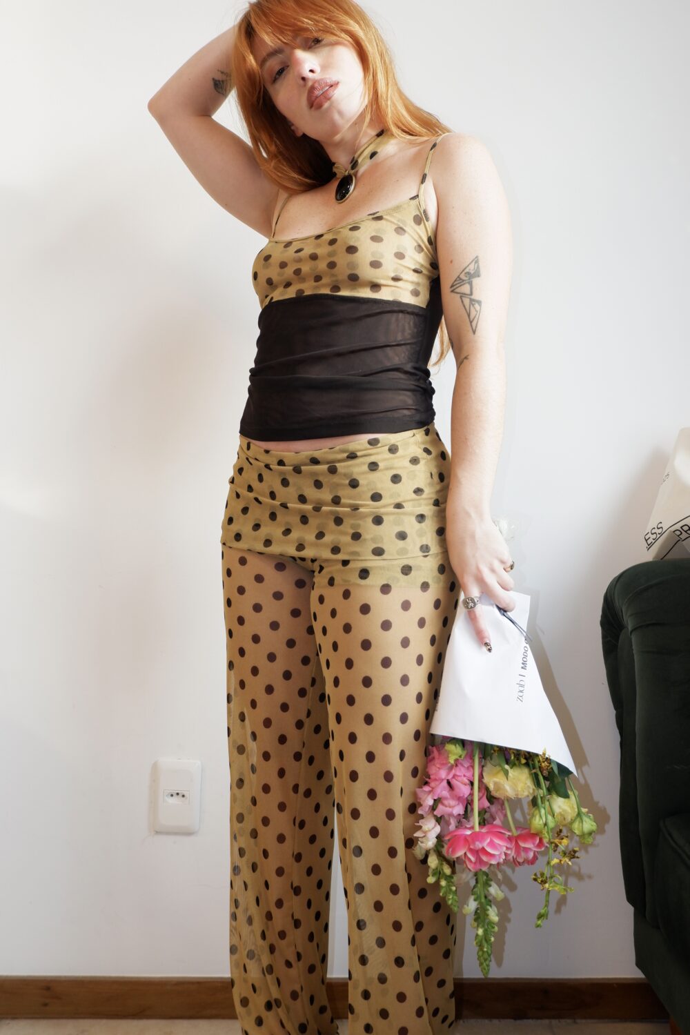Calça Cós Saia Dots - Imagem 6