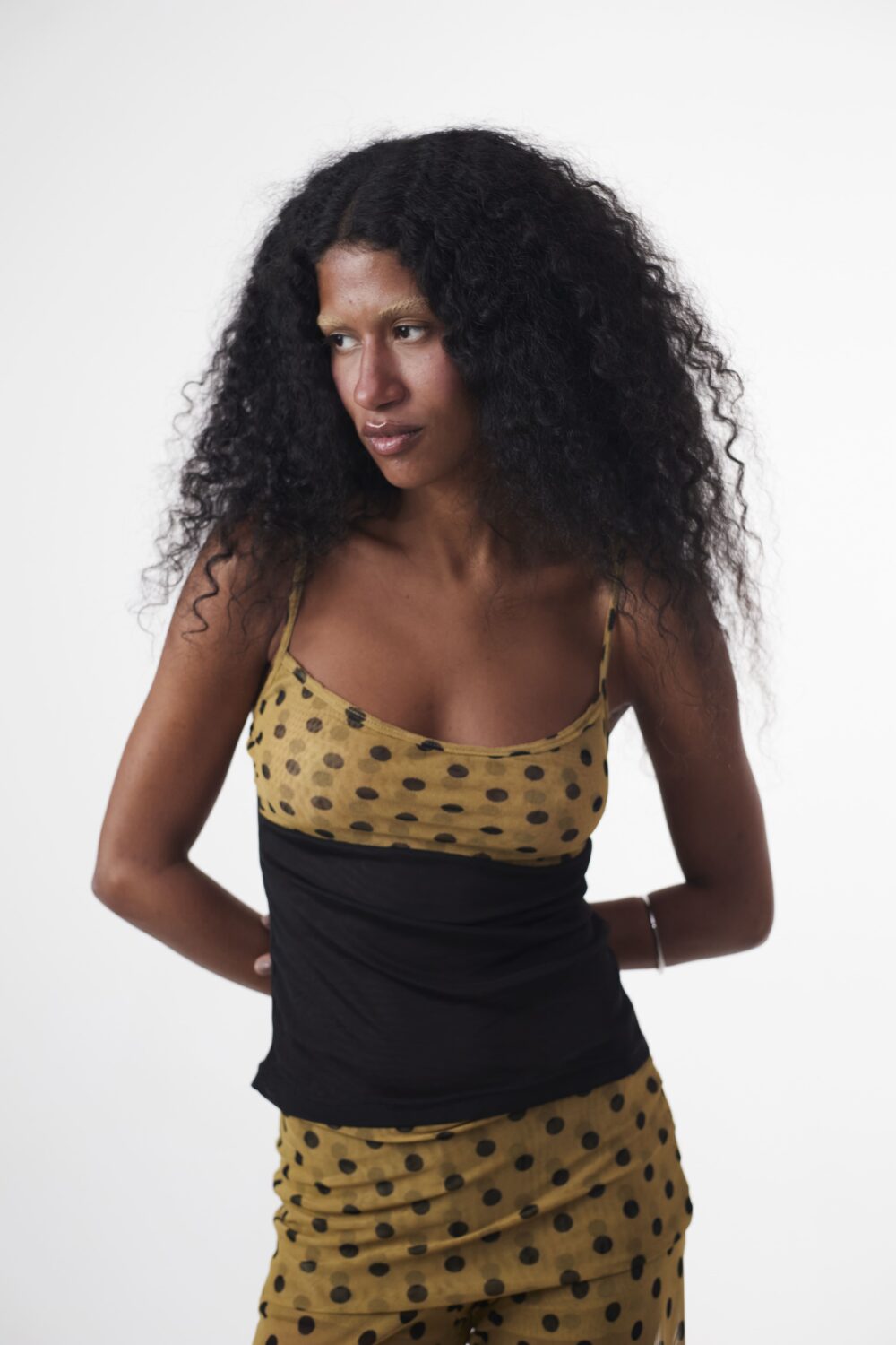 Blusa Alça Dots/Preto