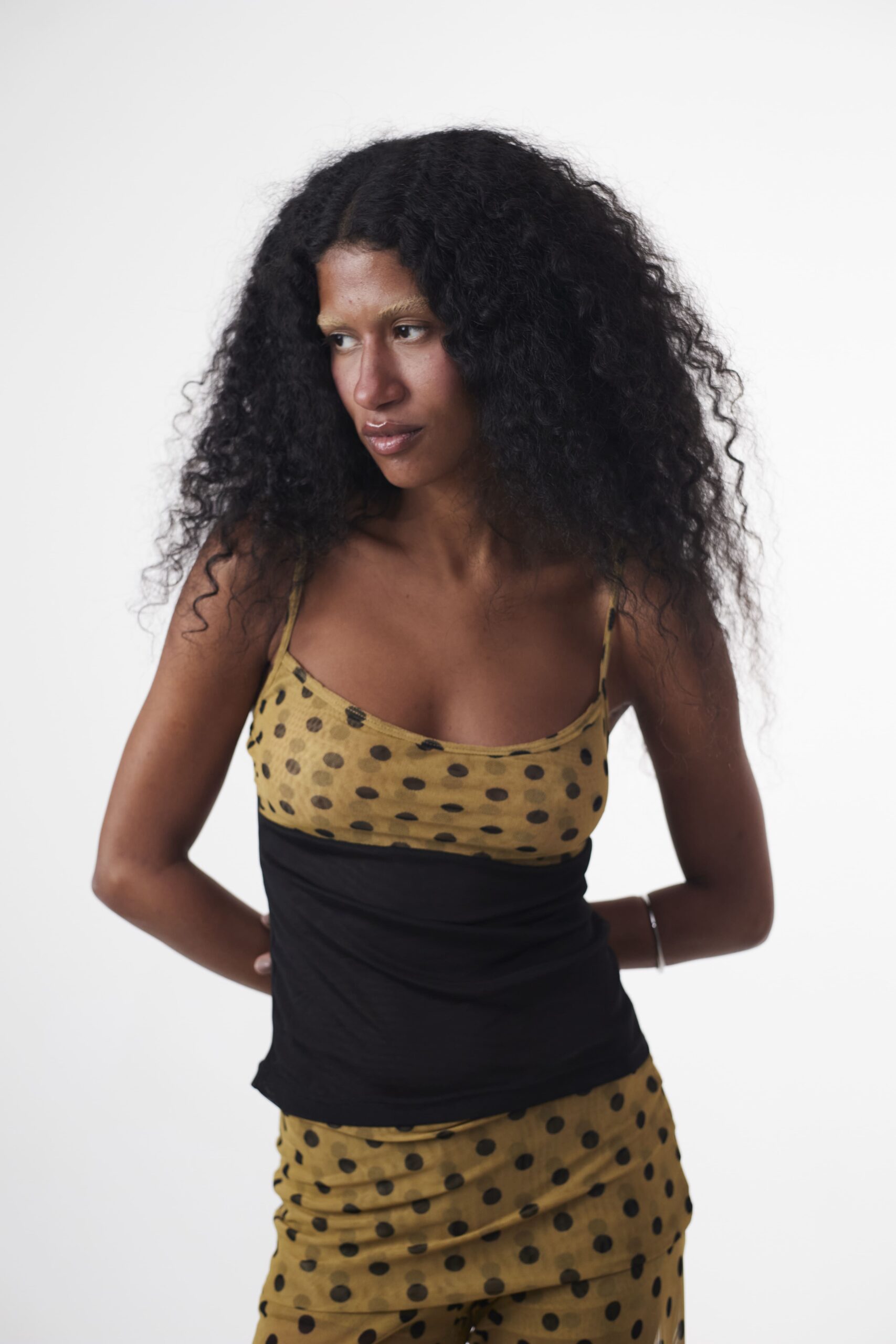 Blusa Alça Dots/Preto