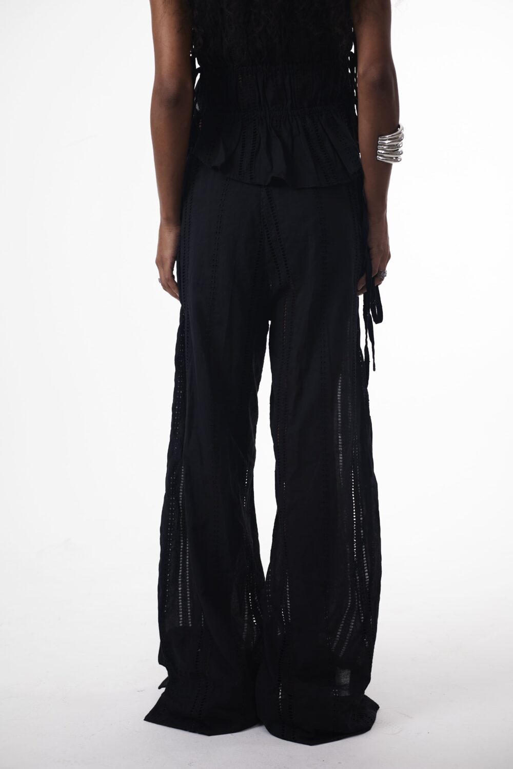 Calça Pantalona New Laise Preta - Imagem 8