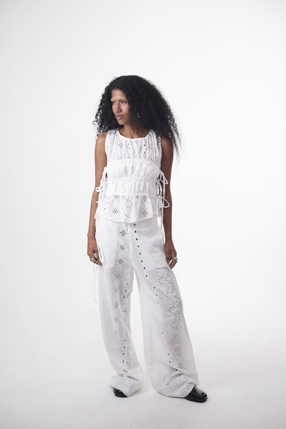 Calça Pantalona New Laise Off - Imagem 3