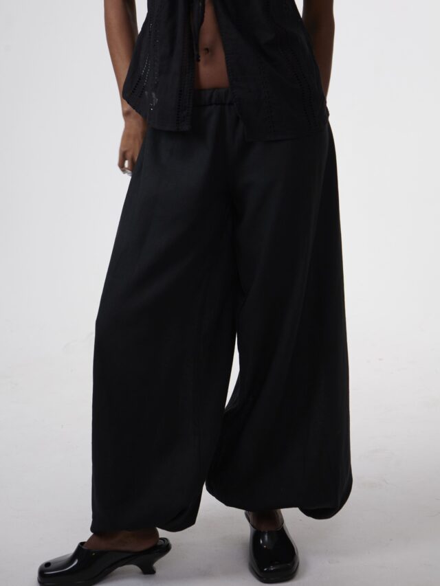 Calça Aladim Oversized Preta