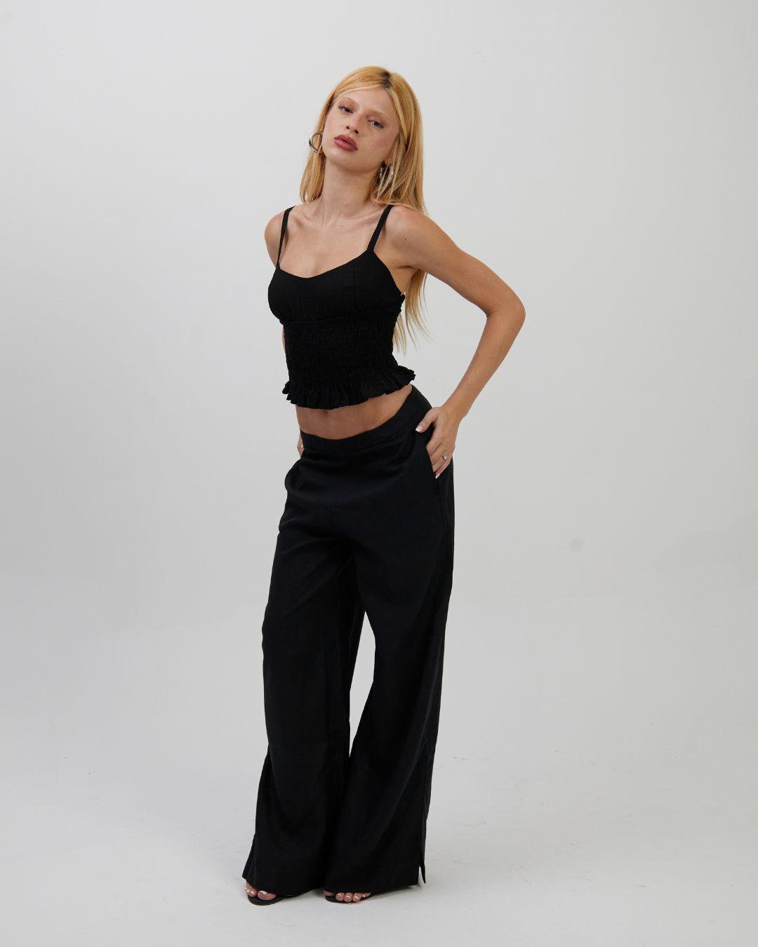 Top Alça Lastex Preto - Imagem 6