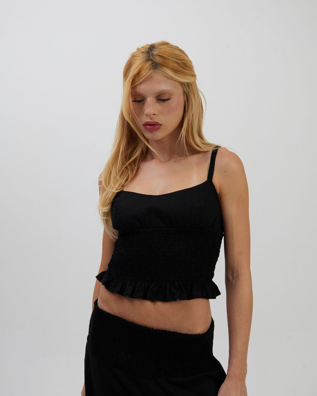 Top Alça Lastex Preto - Imagem 4