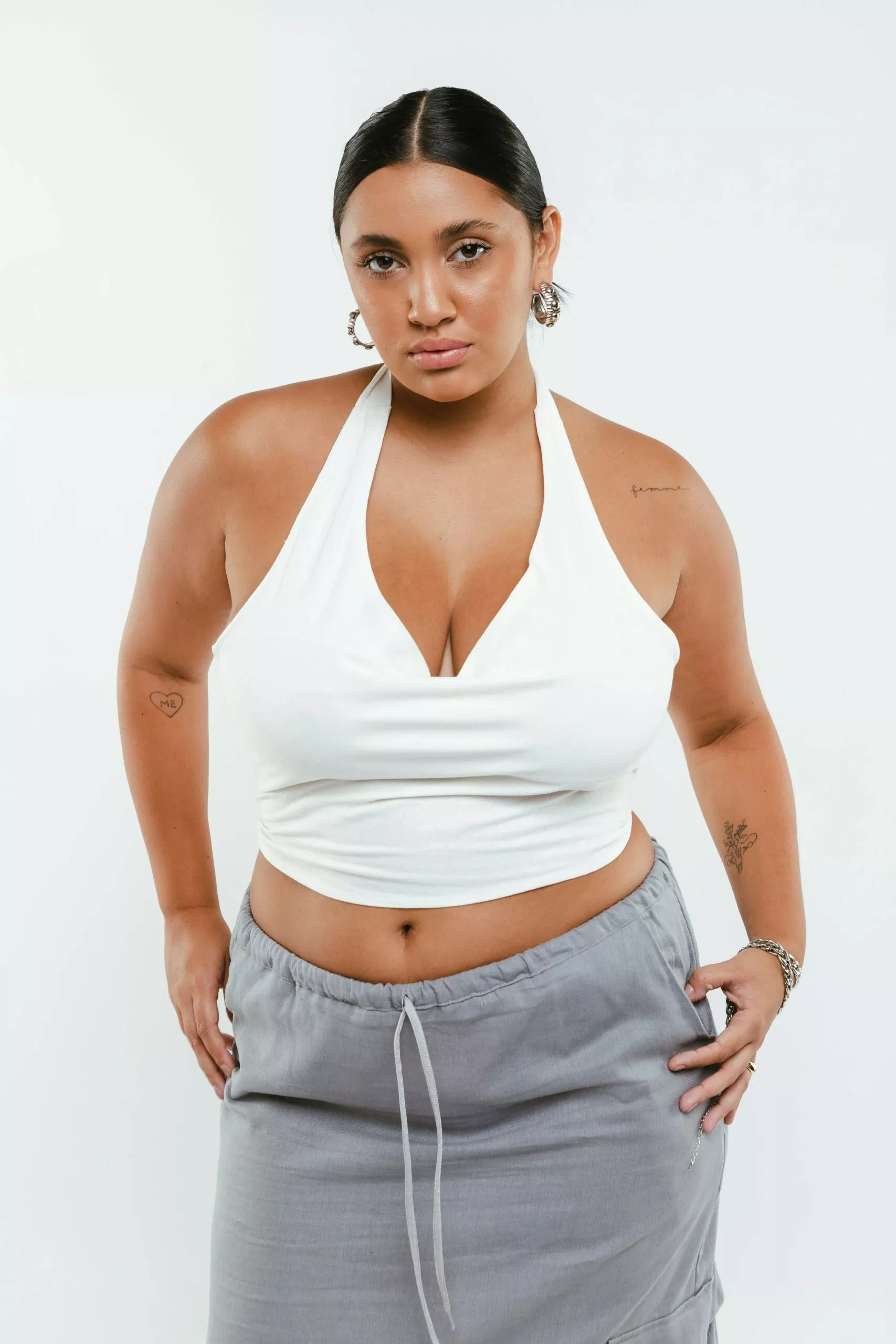 Saia Longa Cargo Cinza - Imagem 10