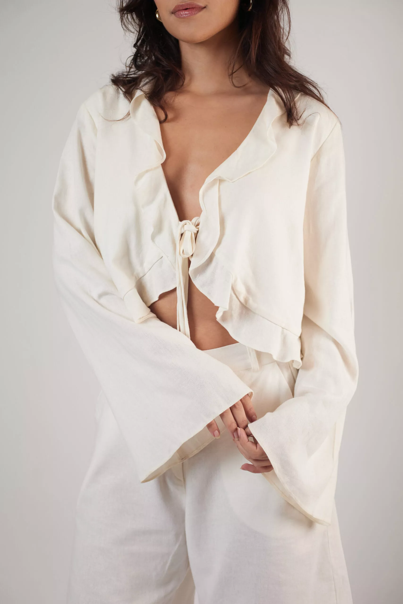 Bata Babados Laço Off - Imagem 14