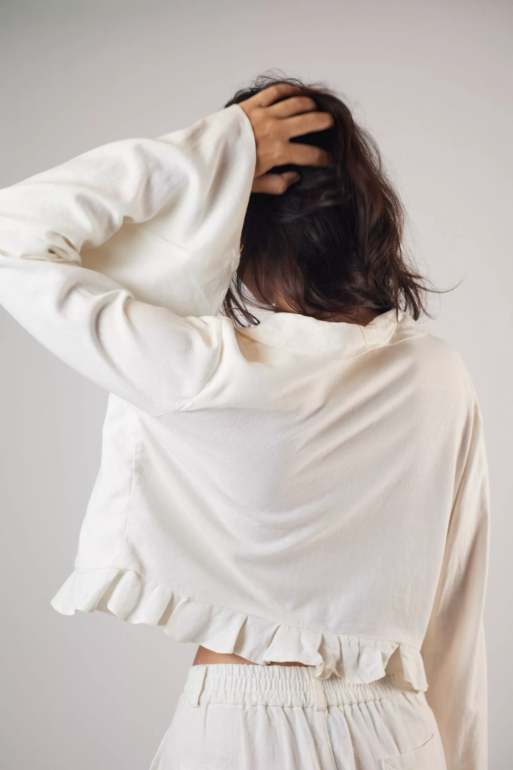 Bata Babados Laço Off - Imagem 6