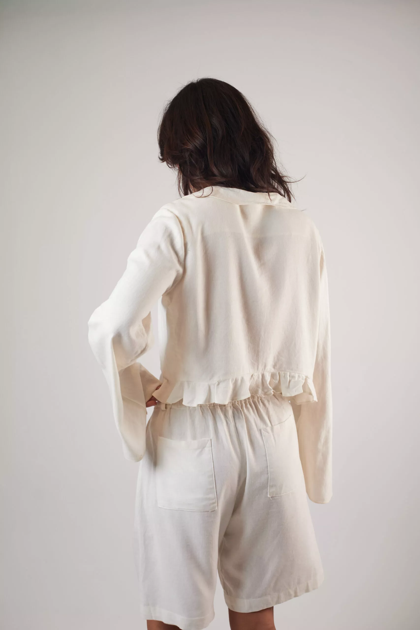 Bata Babados Laço Off - Imagem 17