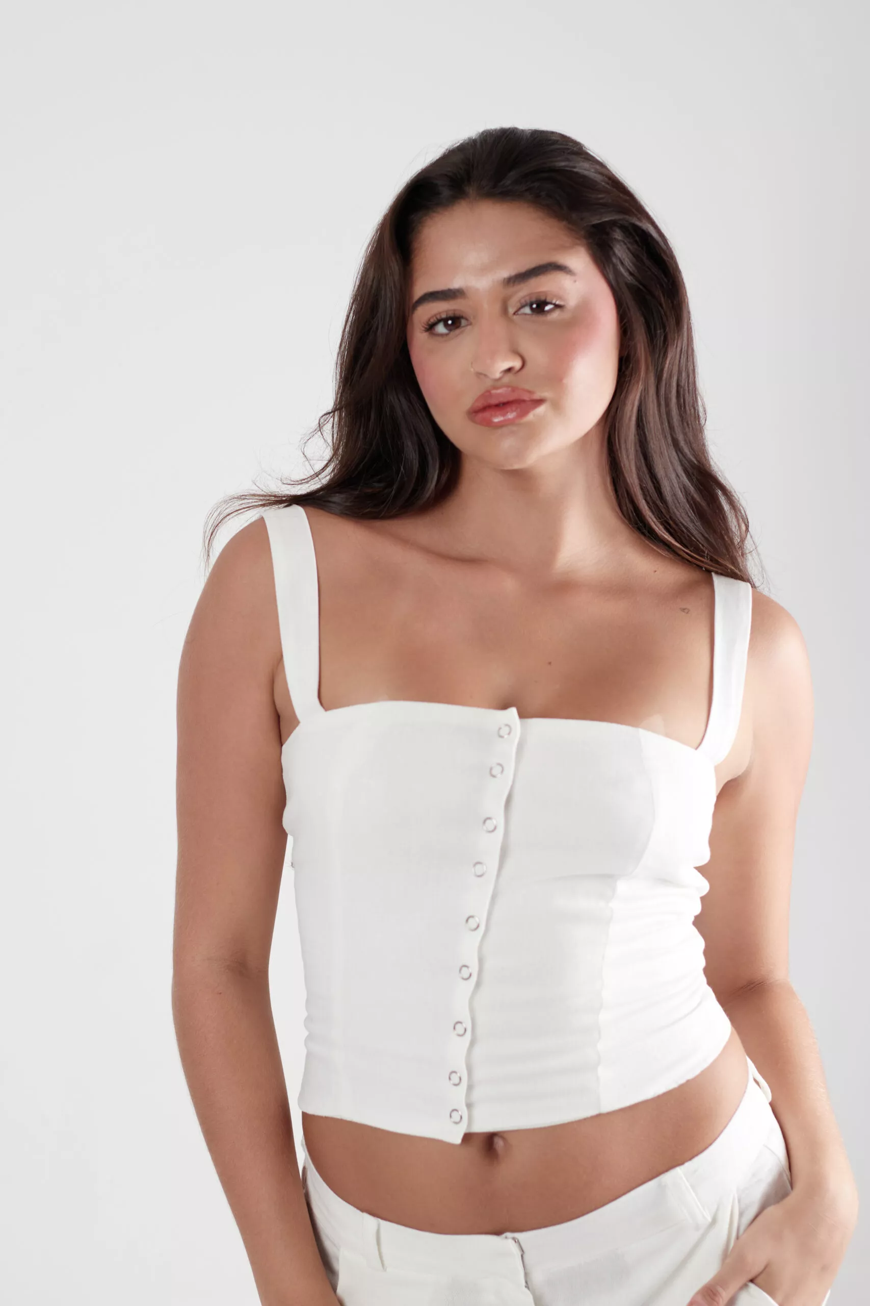 Blusa Corset Tachinha Off - Imagem 5