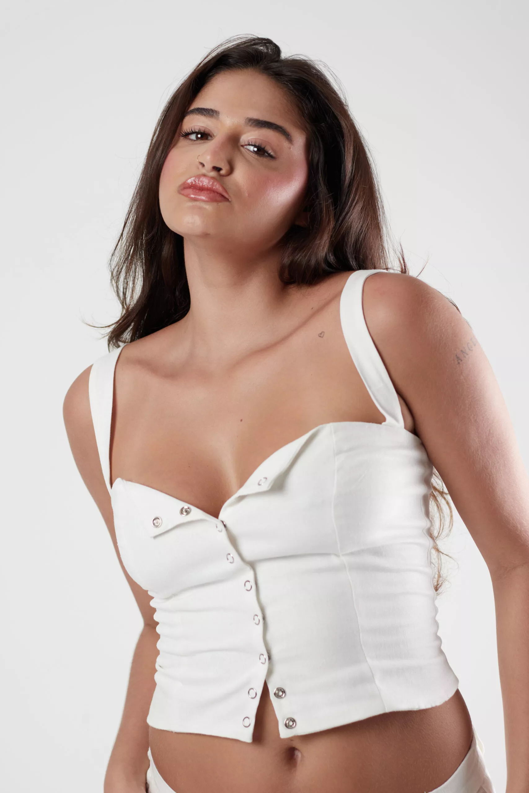 Blusa Corset Tachinha Off - Imagem 7