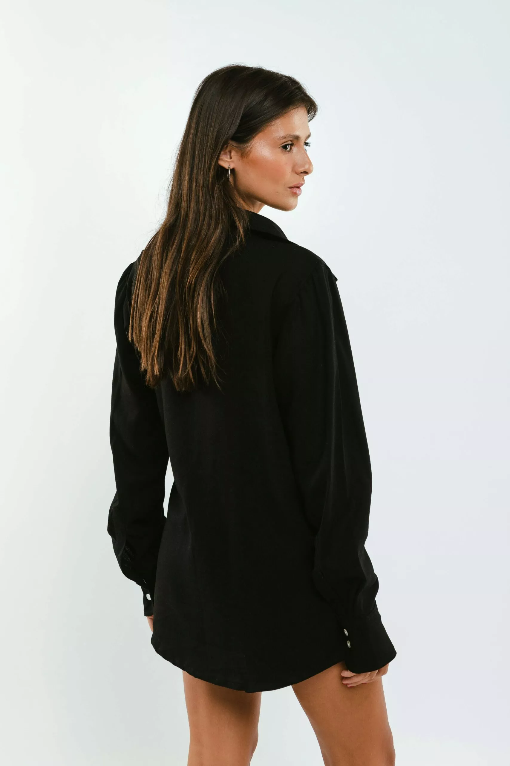 Camisa Amarração Preta - Imagem 5