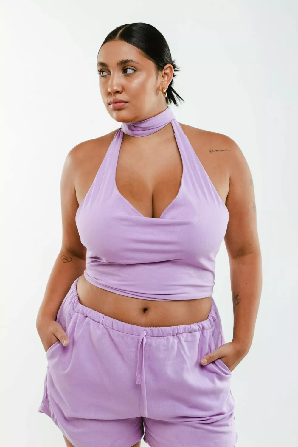 Short Raglan Lavanda - Imagem 2