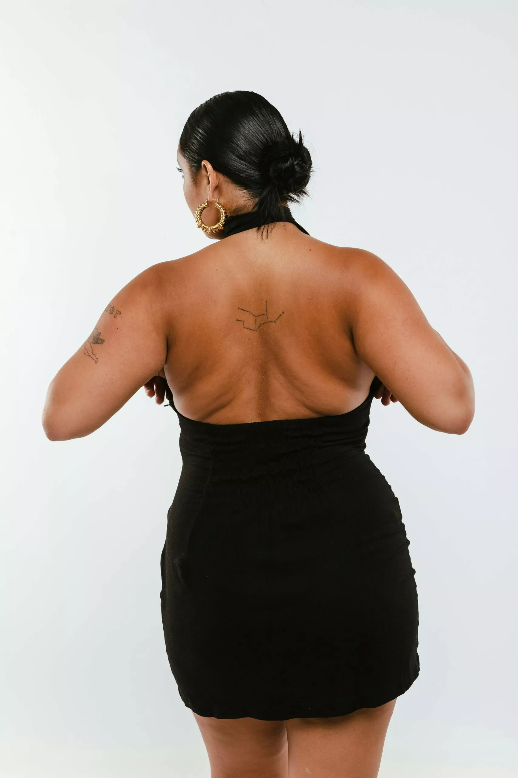 Vestido Degagê Preto - Imagem 6