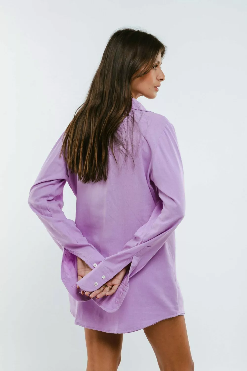 Camisa Amarração Lavanda - Imagem 3