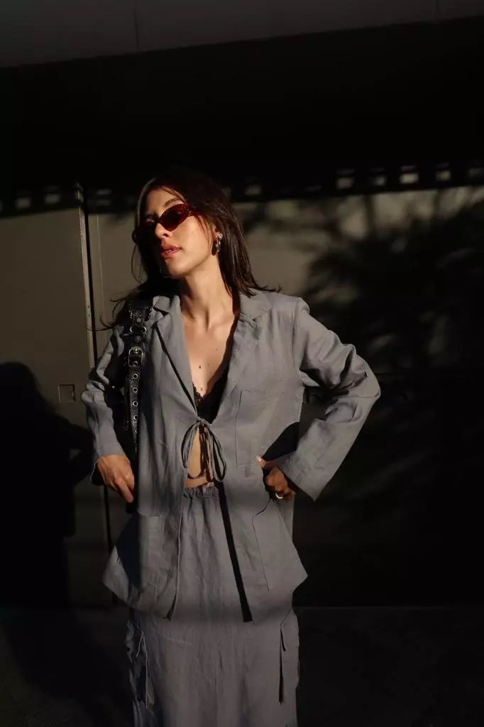Blazer Laço Cinza - Imagem 8