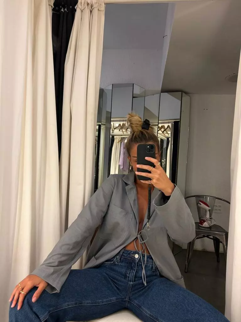 Blazer Laço Cinza - Imagem 10