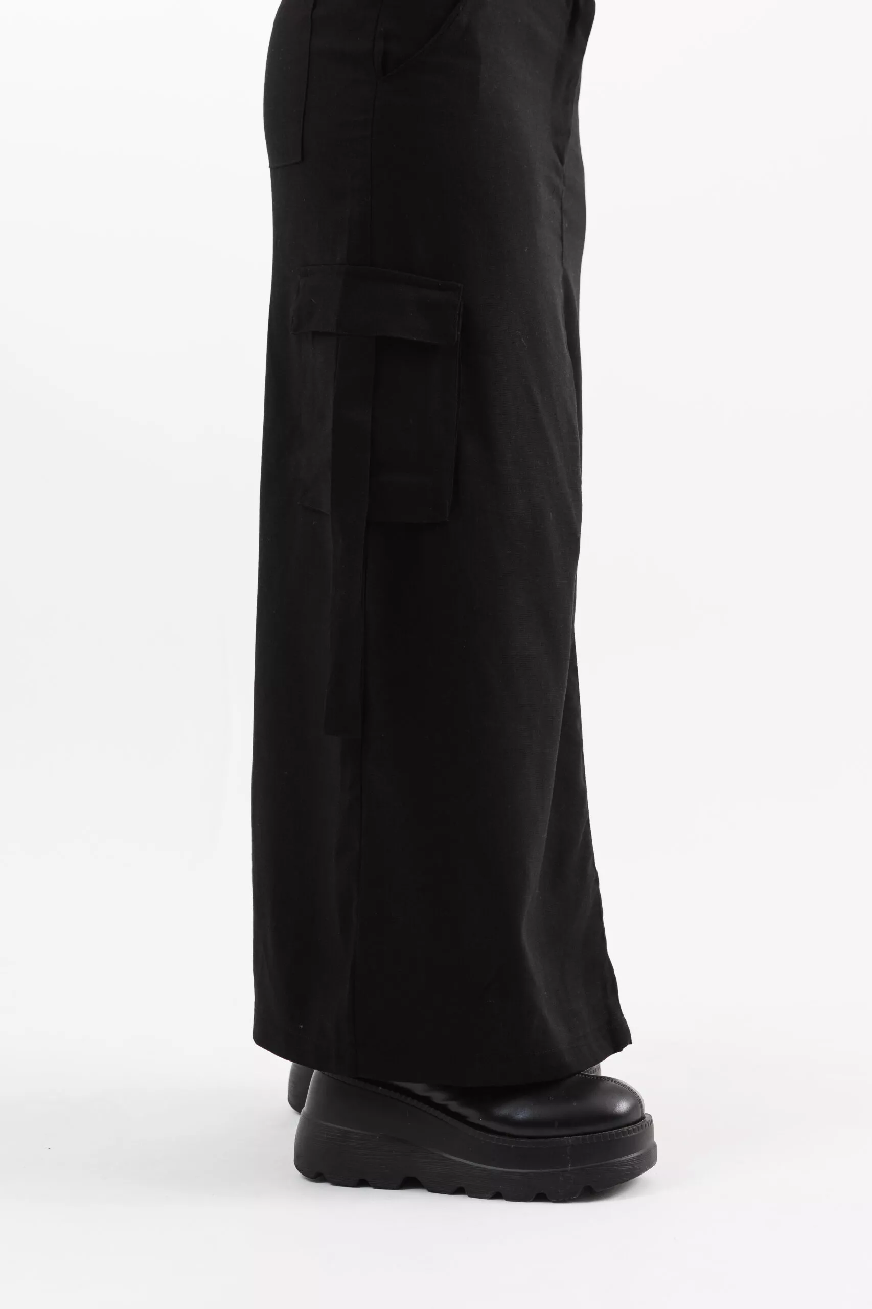 Saia Longa Tiras Preta - Imagem 9