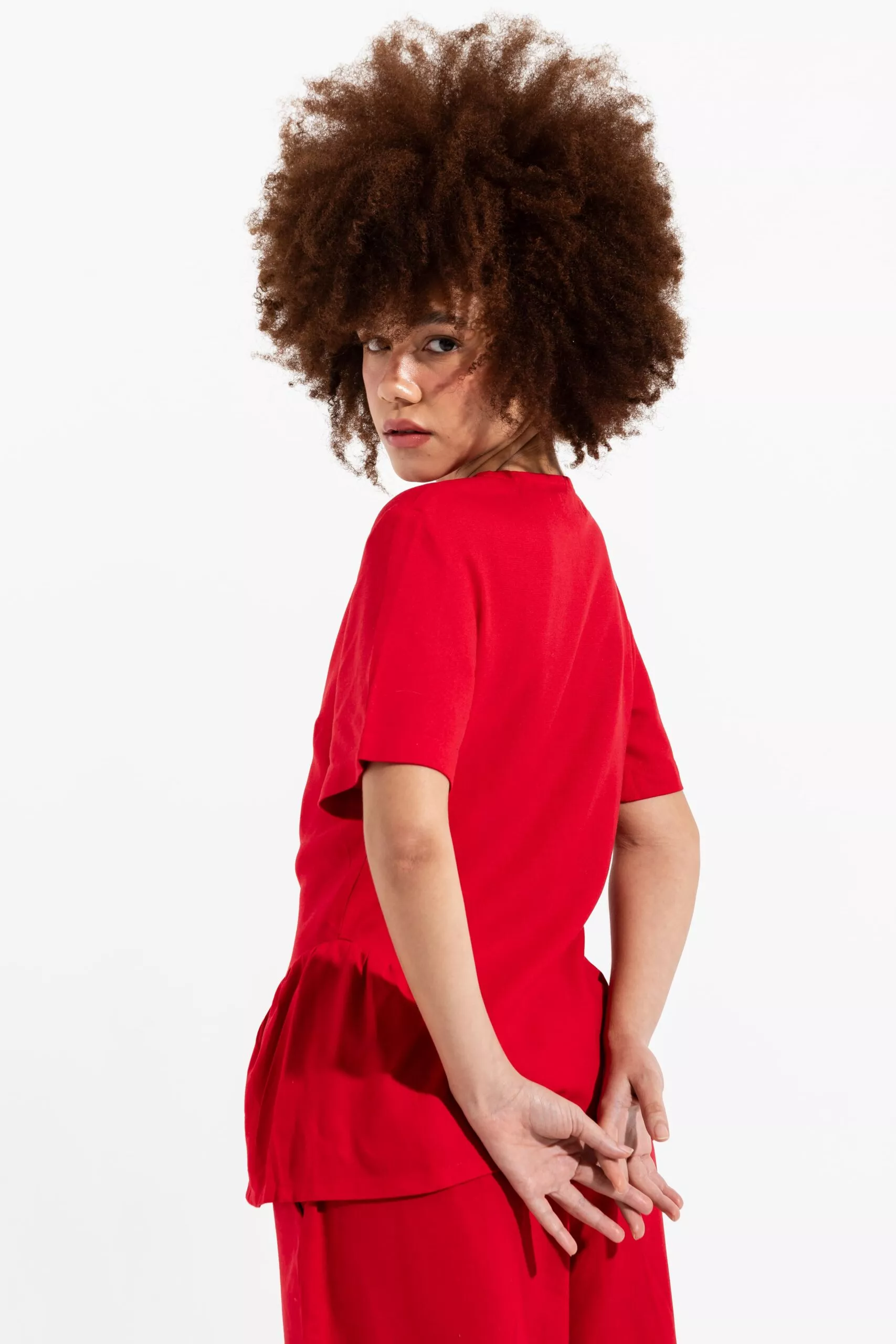 Blusa Laços Vermelha - Imagem 5