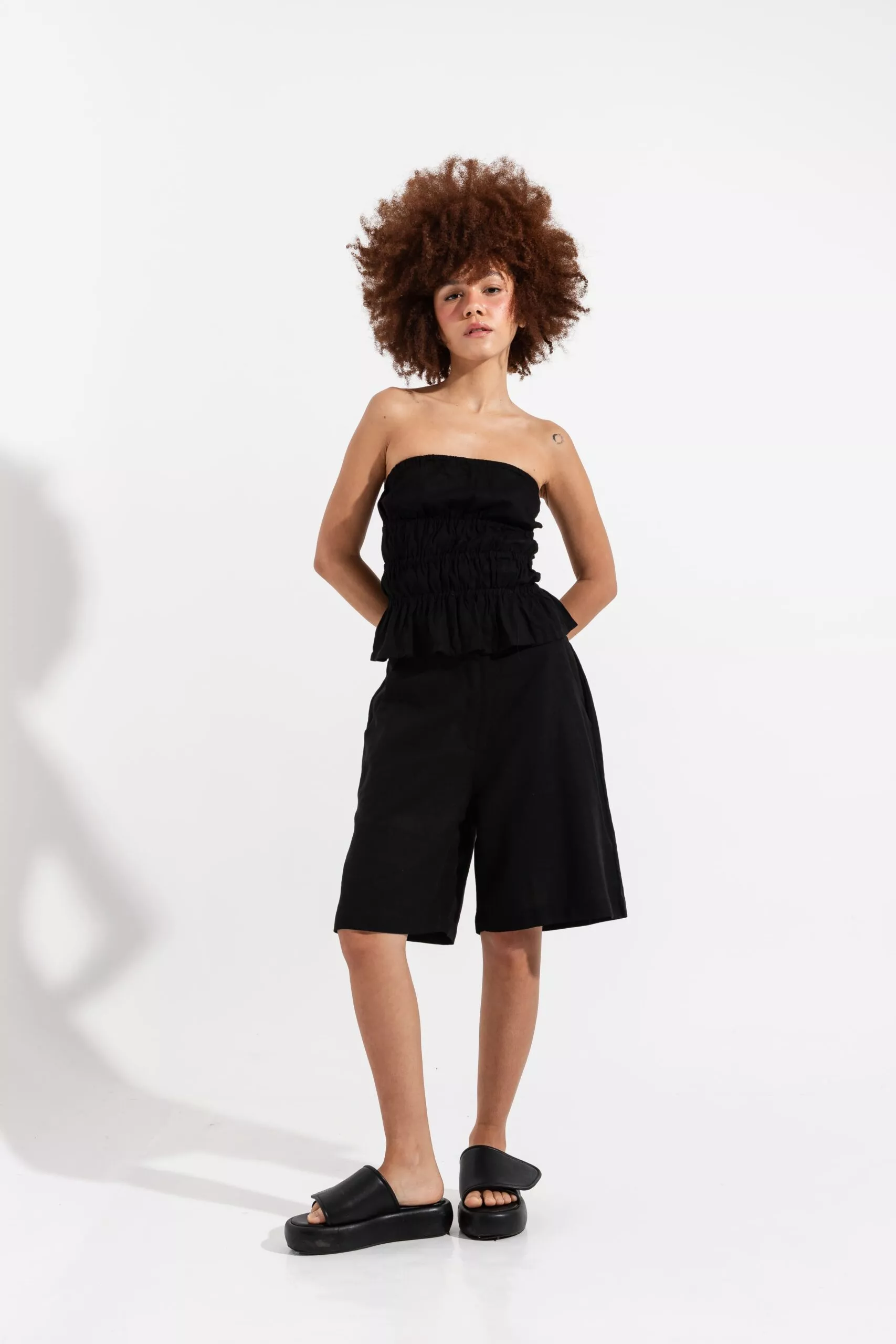 Top Drapeado Preto - Imagem 5