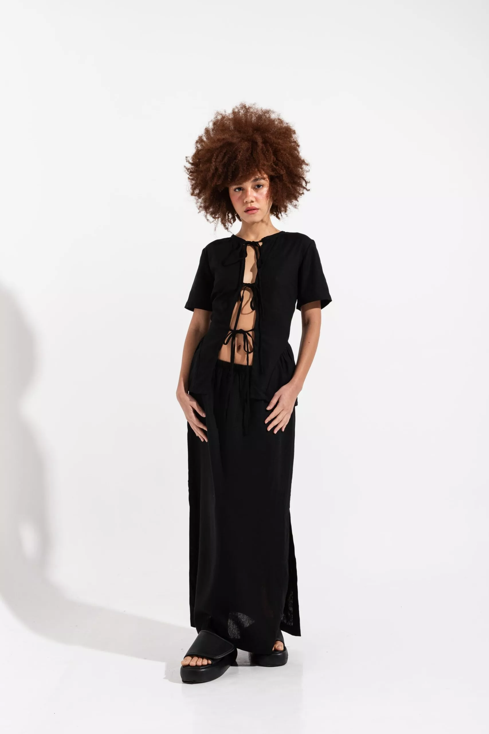 Blusa Laços Preta - Imagem 5