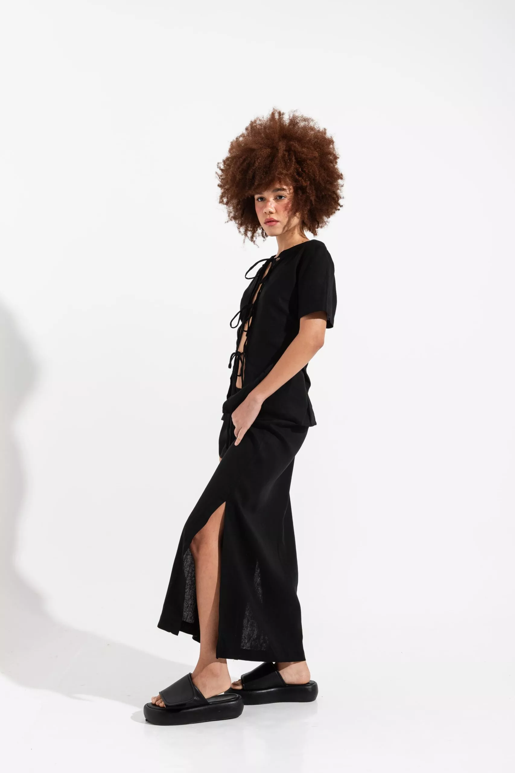 Blusa Laços Preta - Imagem 6