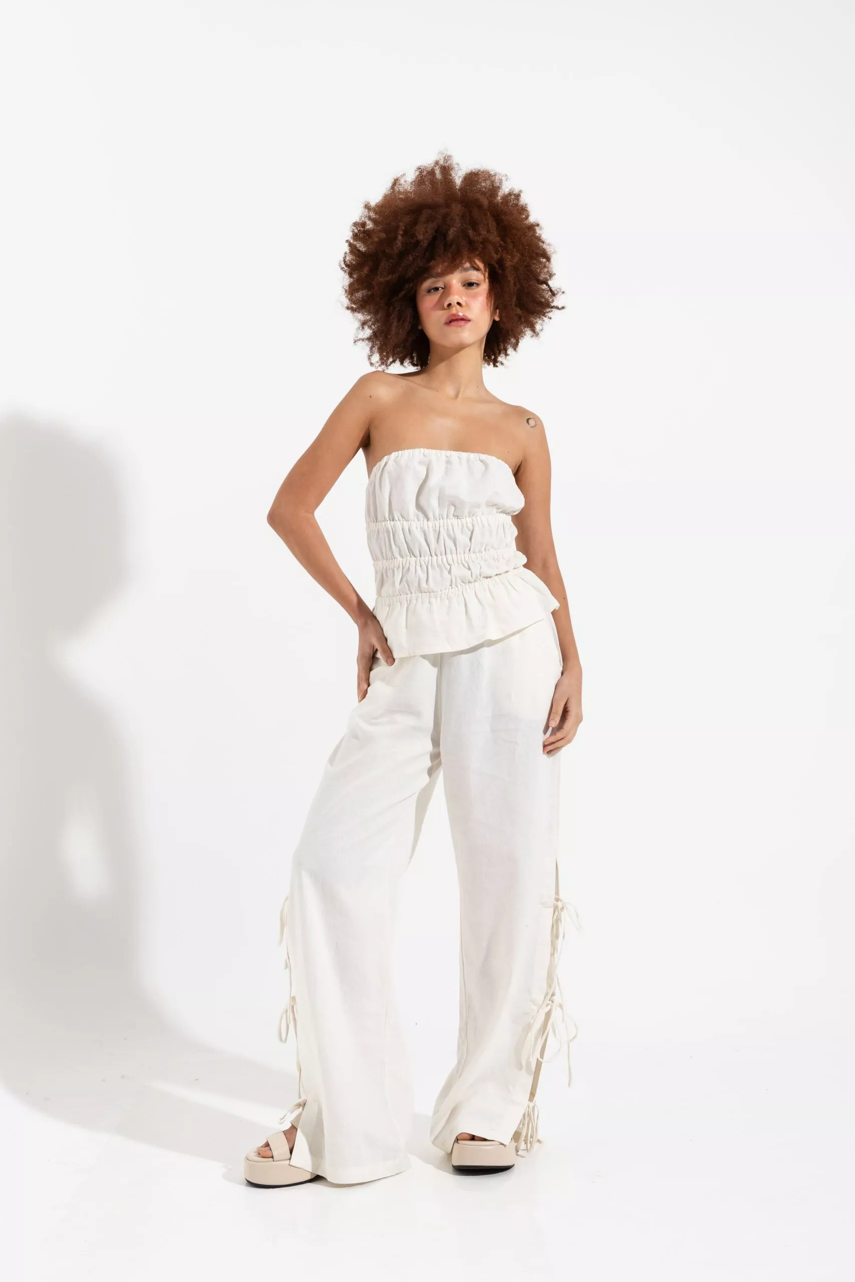 Top Drapeado Off - Imagem 3