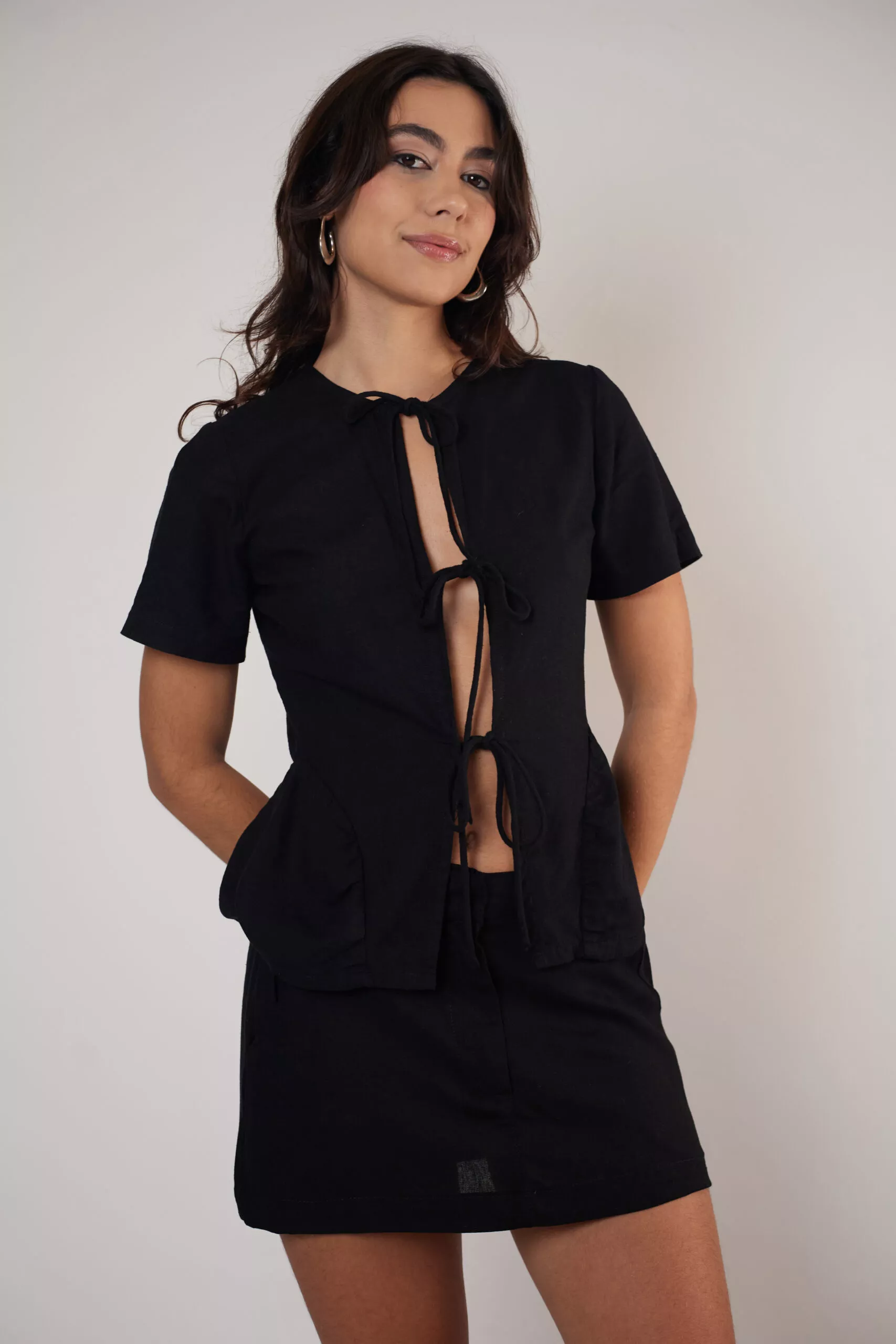 Blusa Laços Preta - Imagem 11
