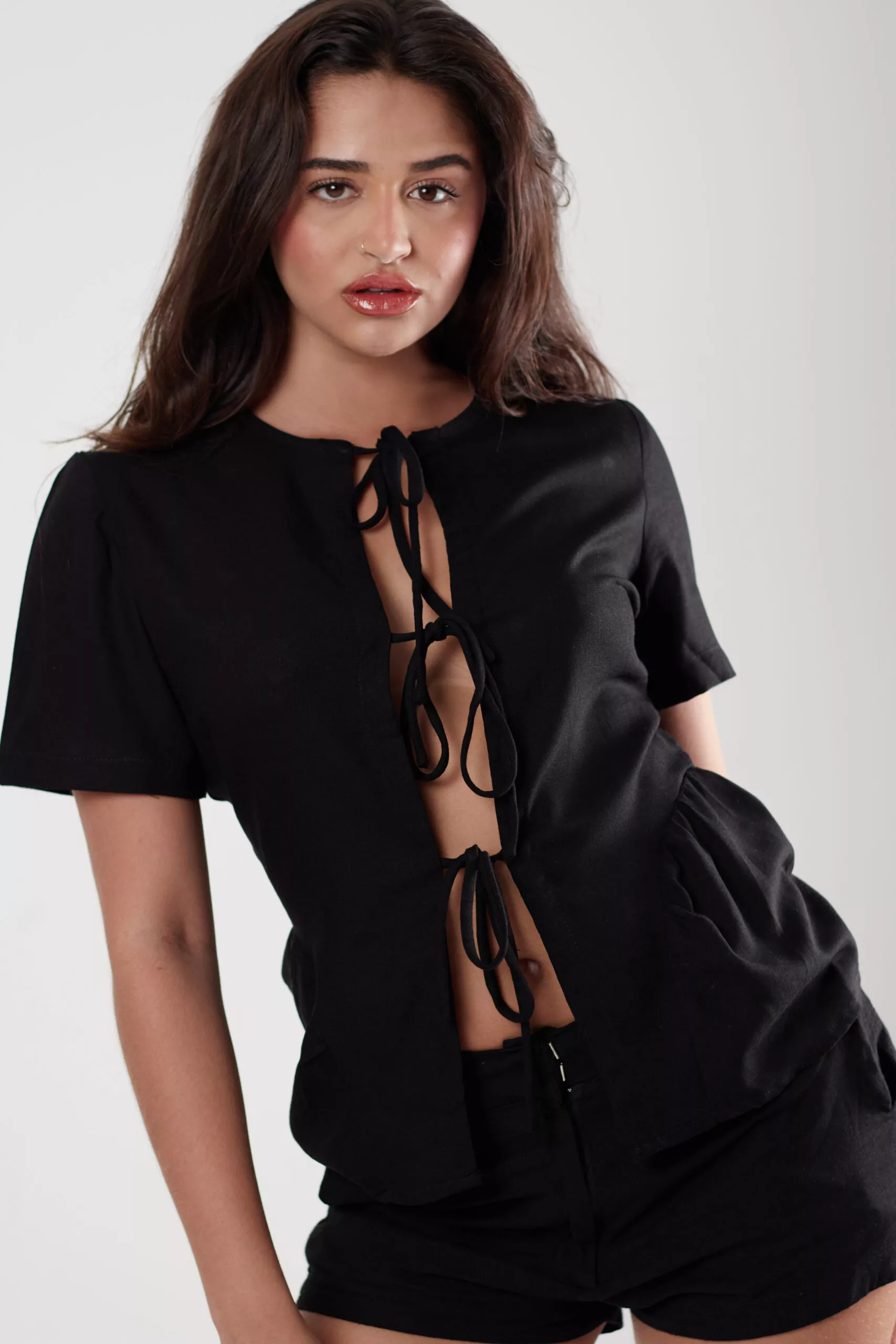 Blusa Laços Preta - Imagem 8