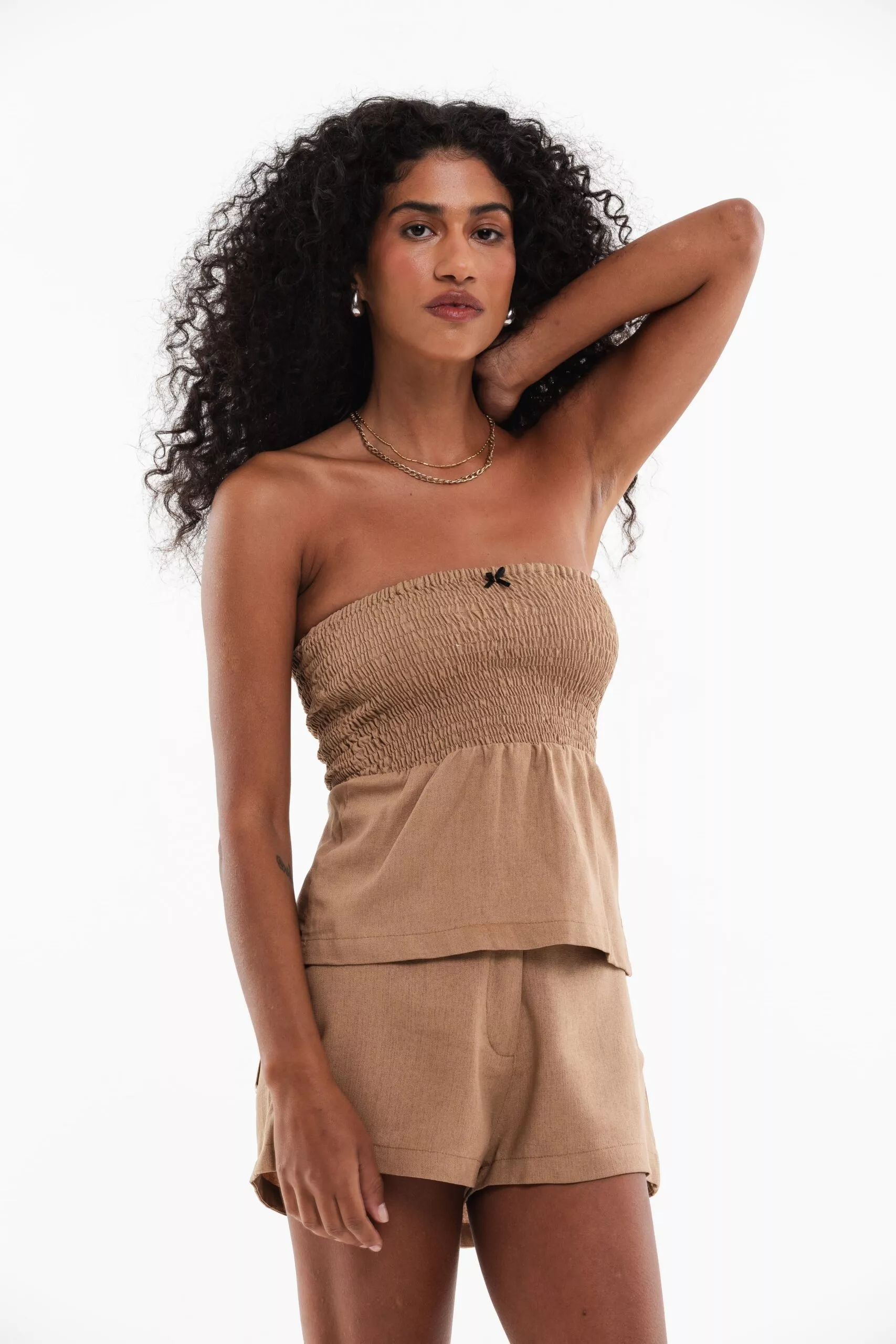 Short Reto Bege - Imagem 3