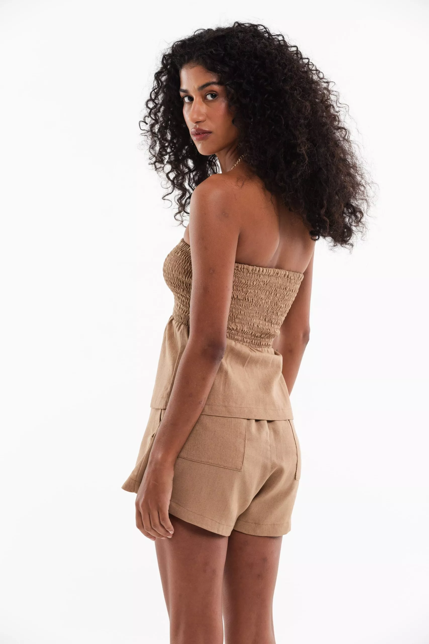 Short Reto Bege - Imagem 4