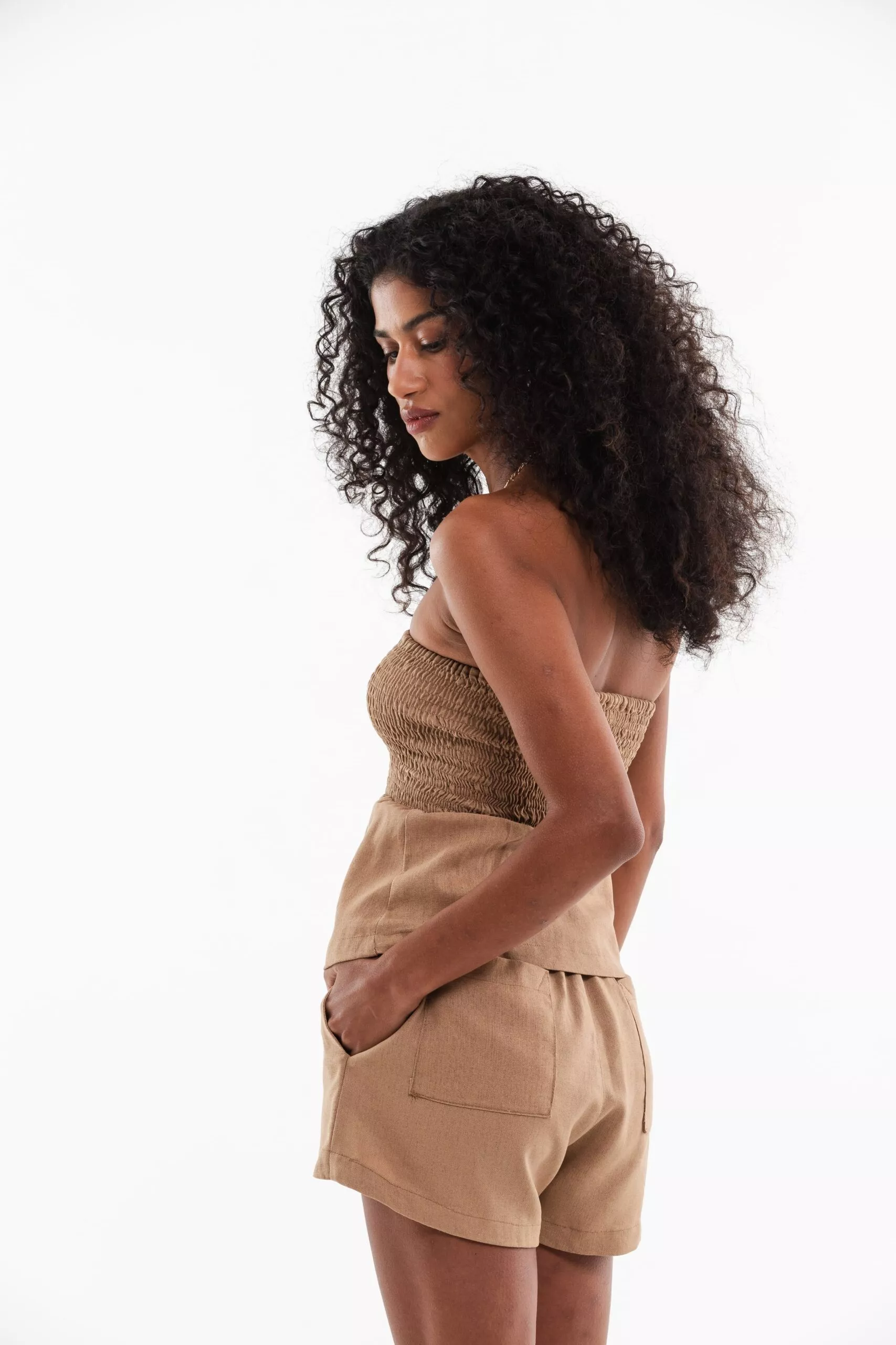 Short Reto Bege - Imagem 5