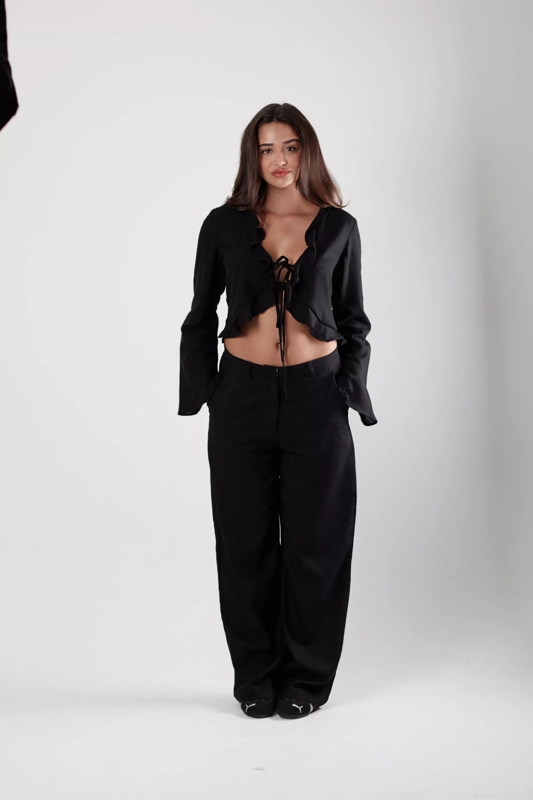 Calça Reta Preta - Imagem 3