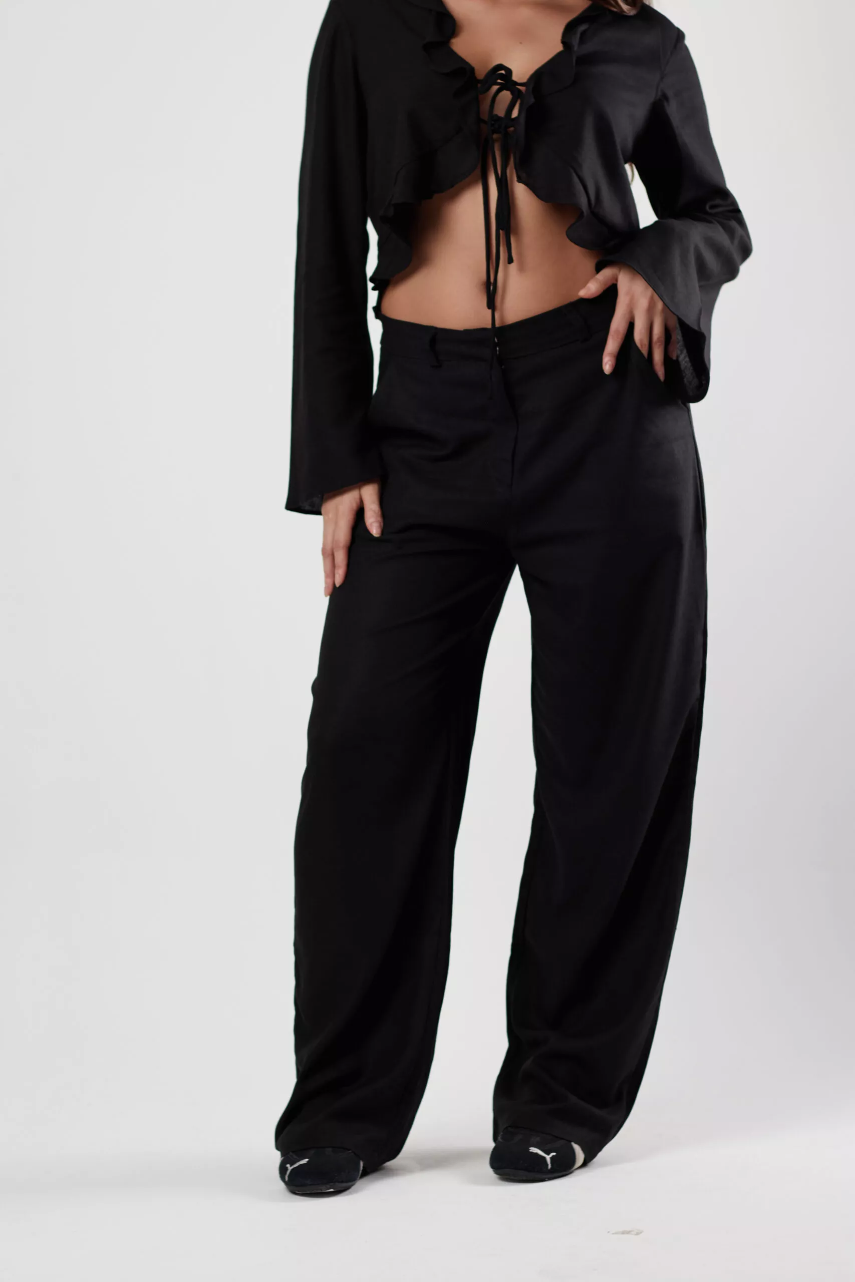 Calça Reta Preta - Imagem 2