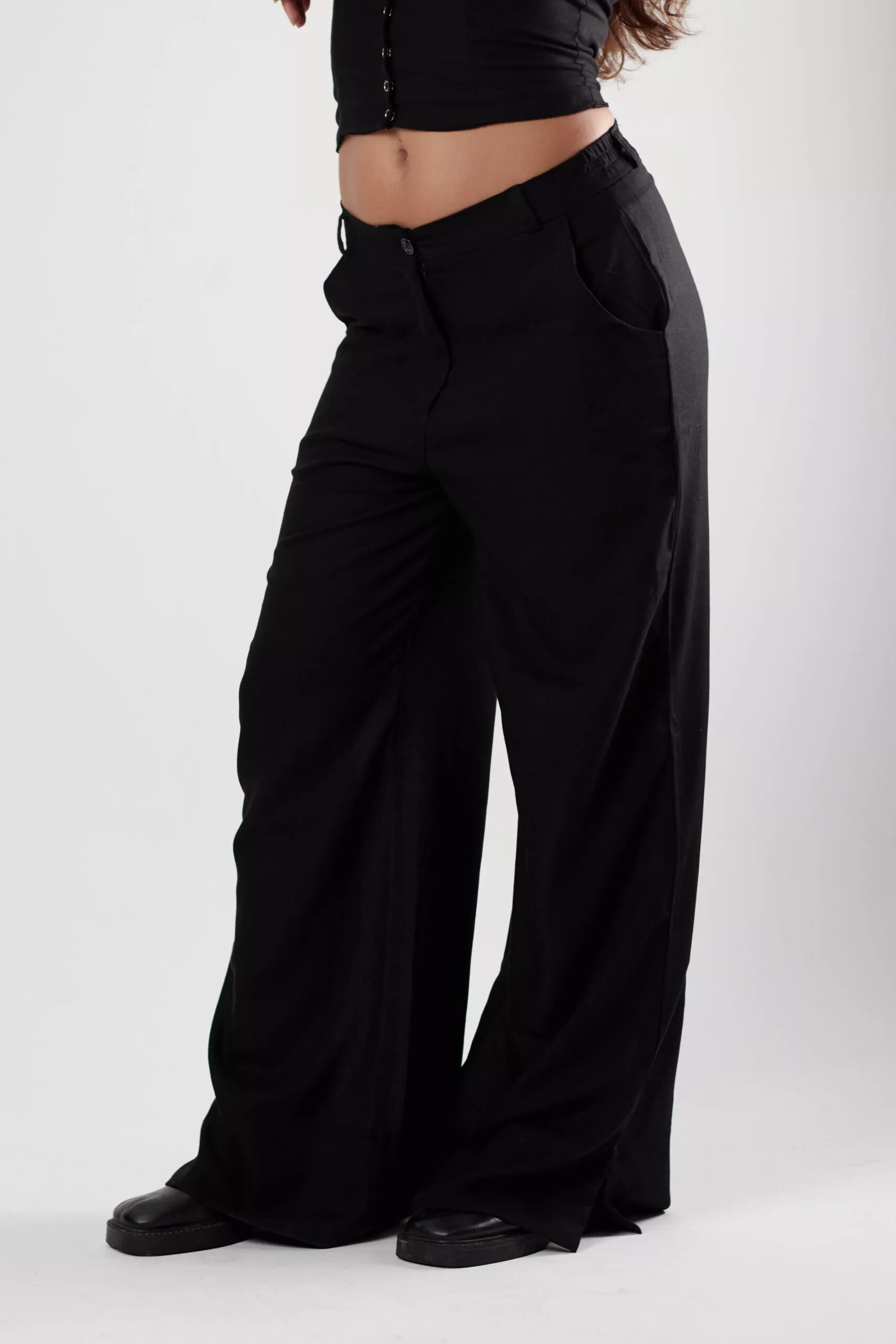 Calça Pantalona Preta - Imagem 4