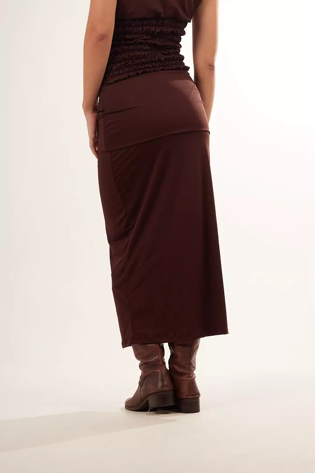 Saia Lycra Skirt Marrom - Imagem 7