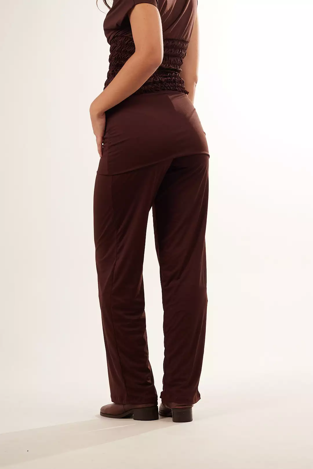 Calça Lycra Skirt Marrom - Imagem 8