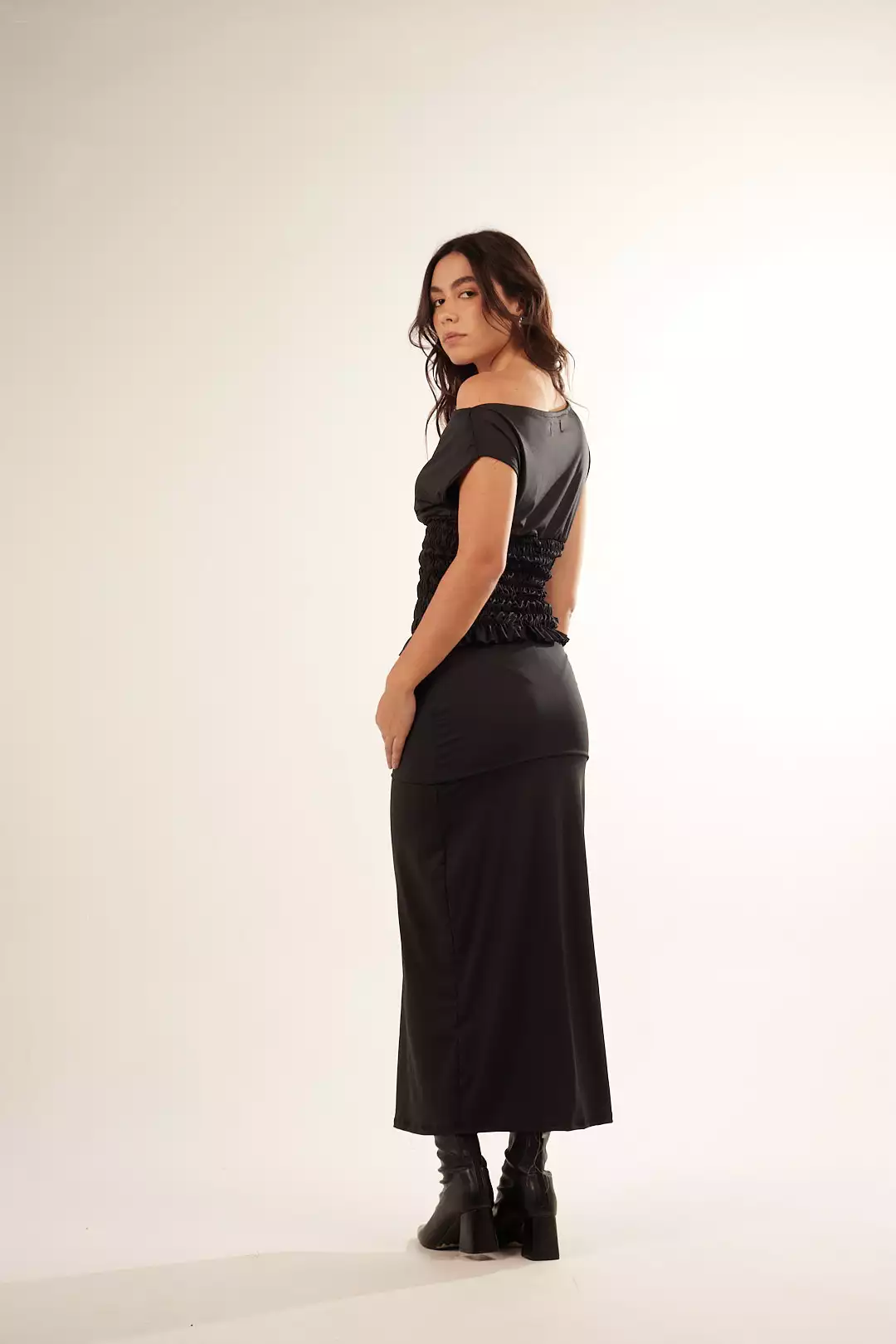 Saia Lycra Skirt Preta - Imagem 6