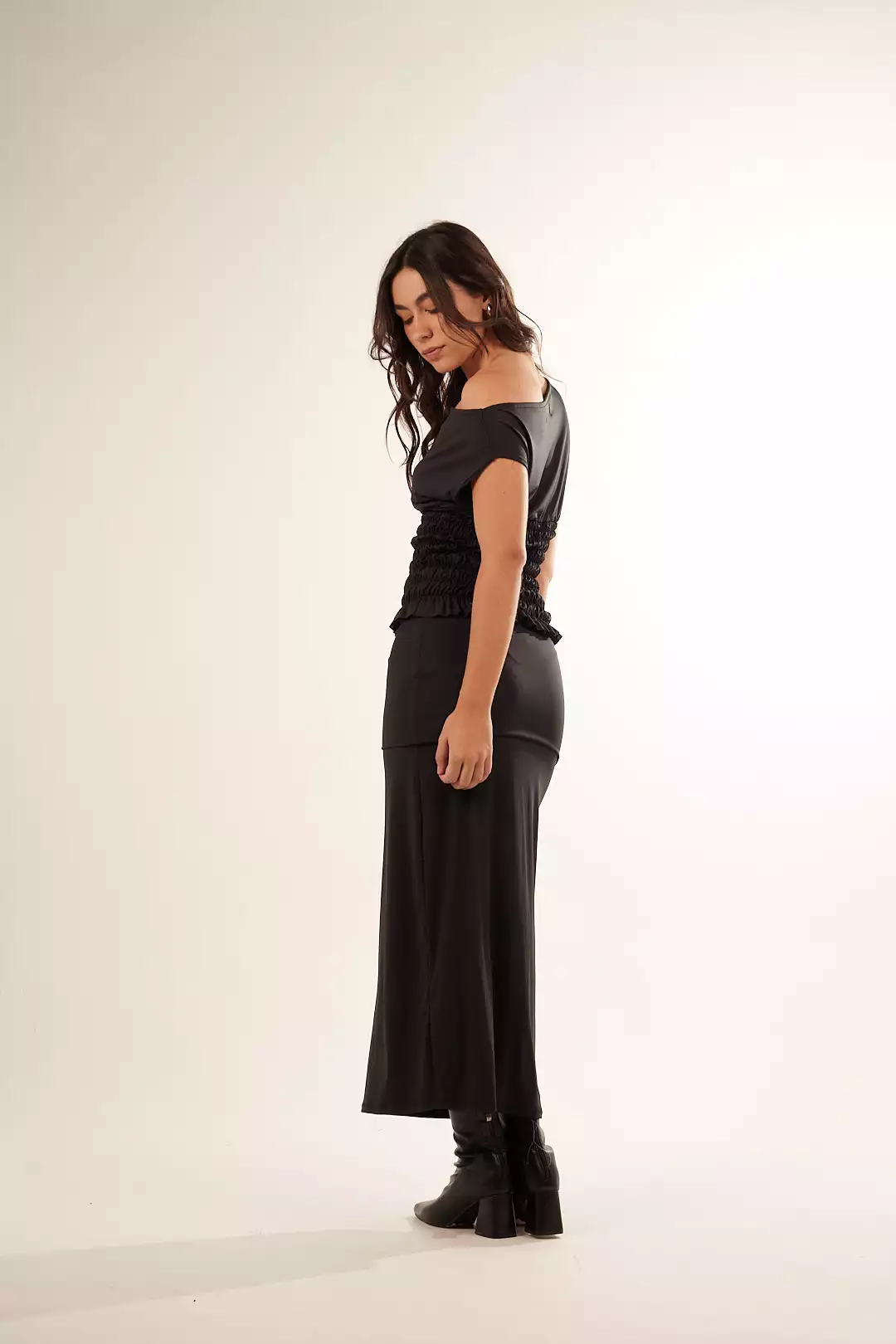 Saia Lycra Skirt Preta - Imagem 5