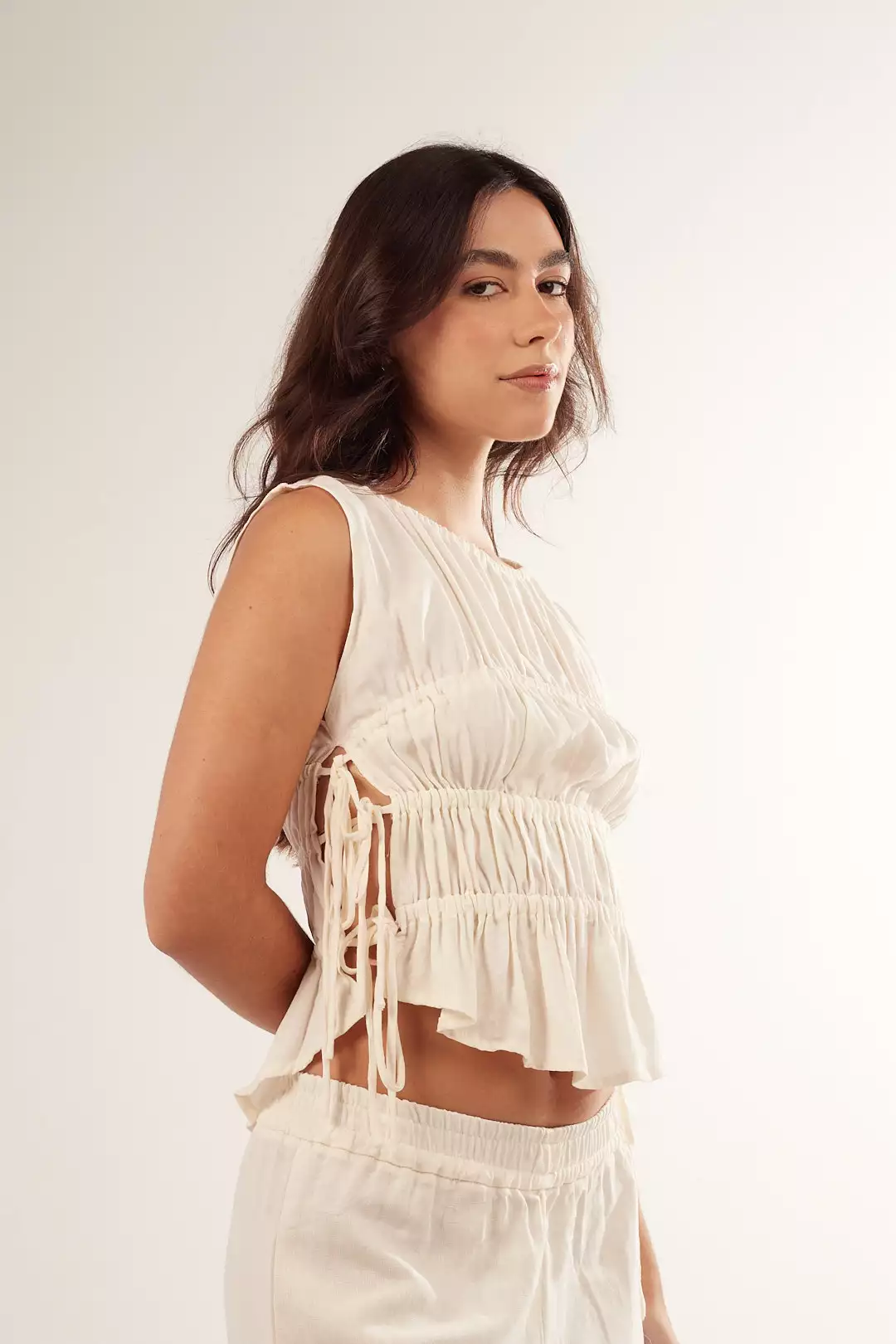 Blusa Franzida Laços Off - Imagem 5