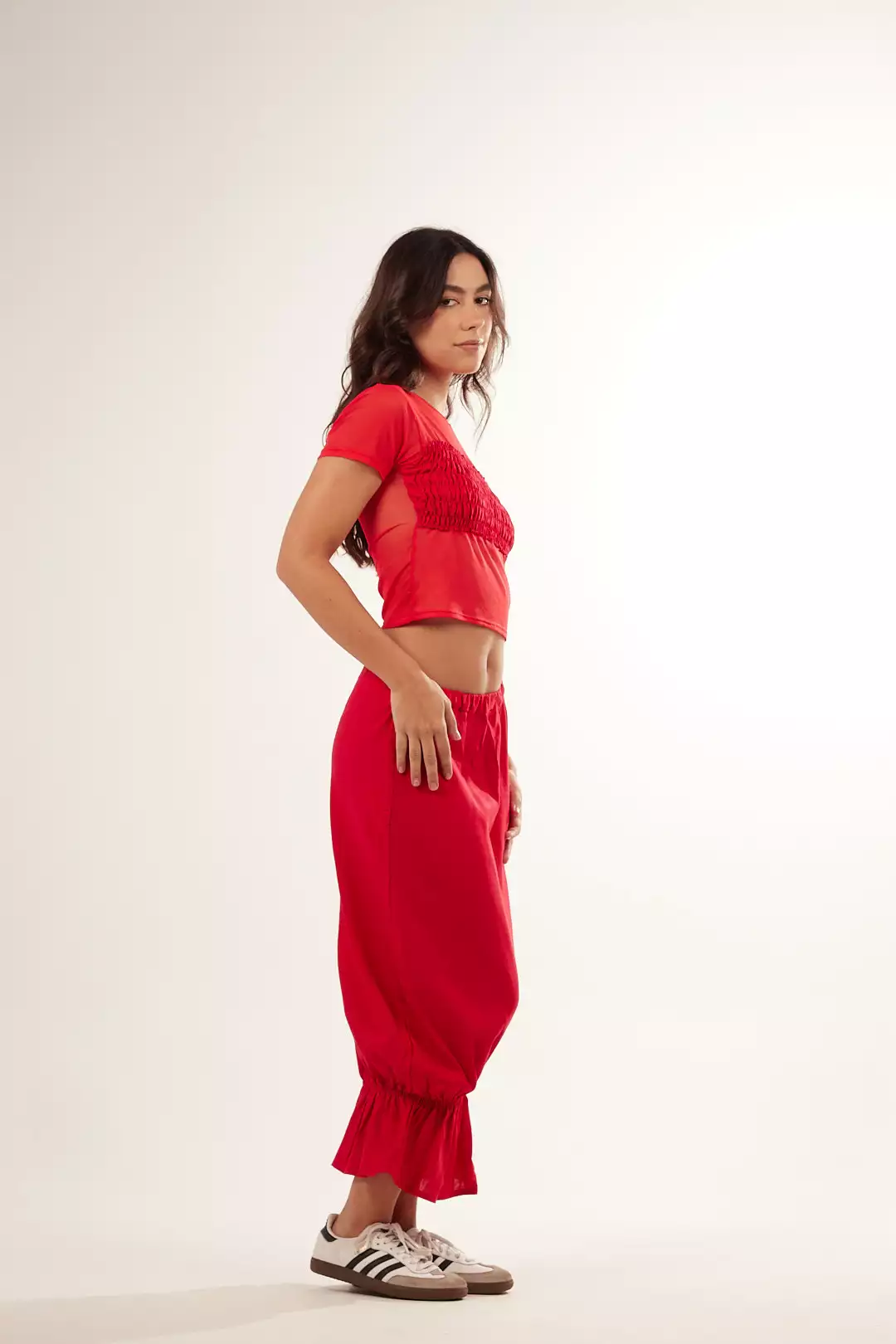 Saia Bag Babado Vermelha - Imagem 4