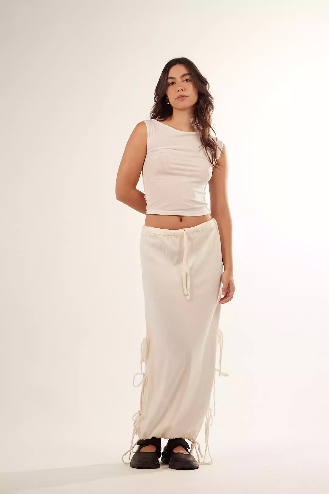 Blusa Regata Tule Off - Imagem 6