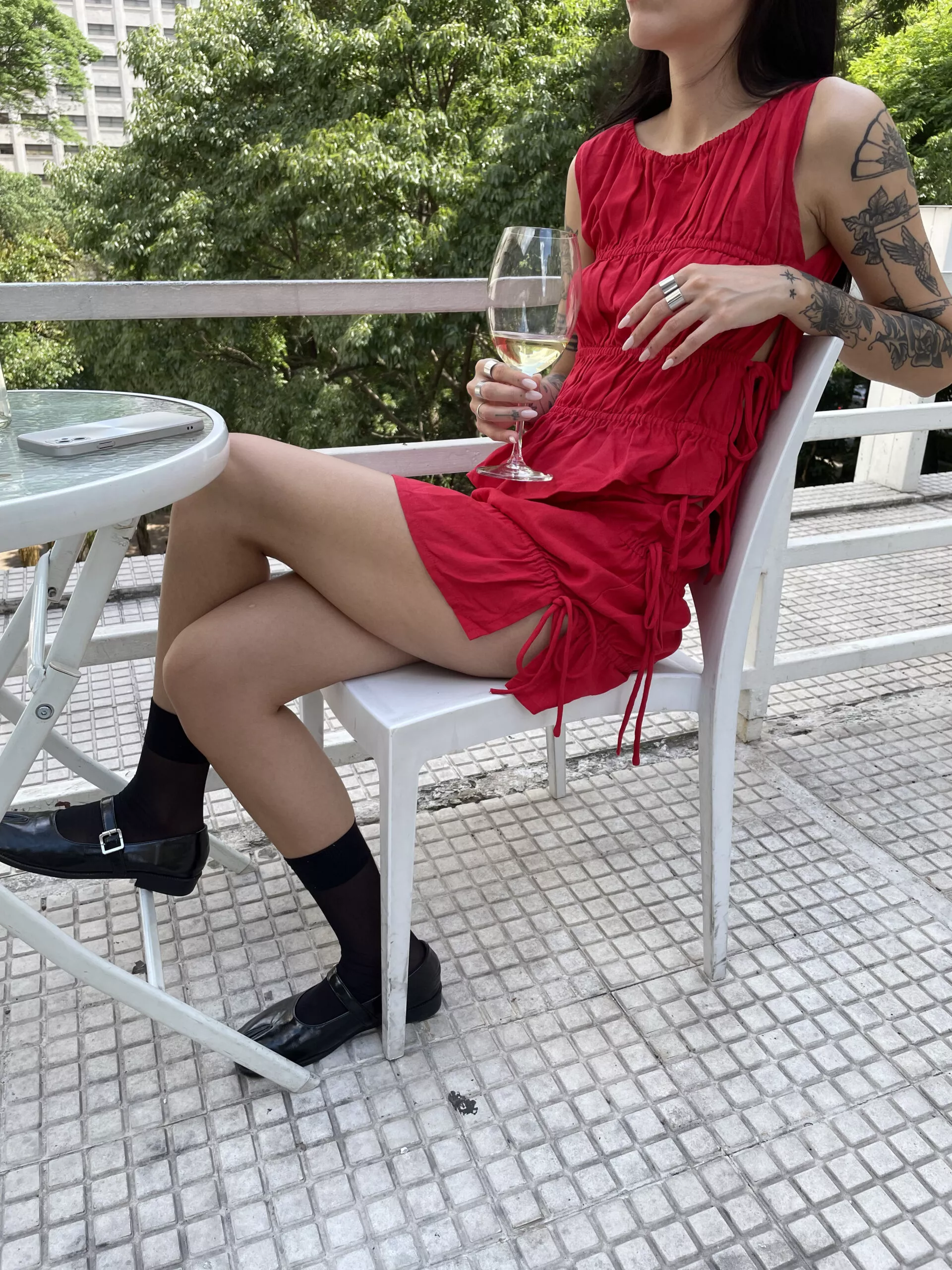 Blusa Franzida Laços Vermelha - Imagem 13