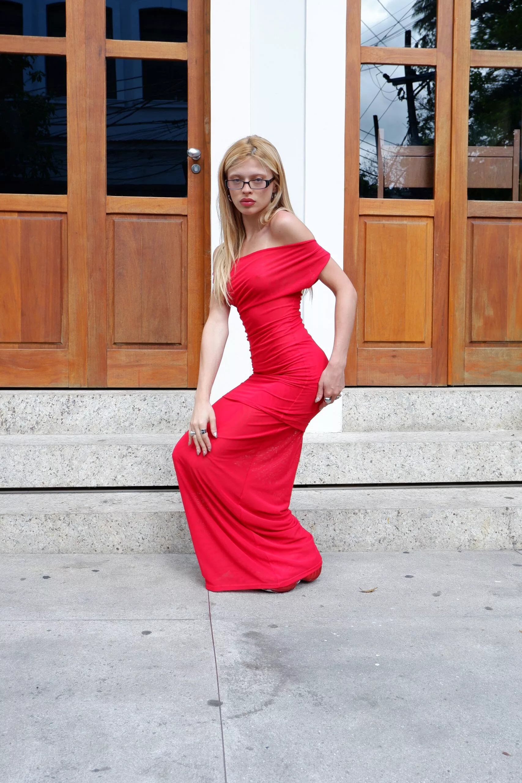 Saia Longa Tule Vermelha - Imagem 24