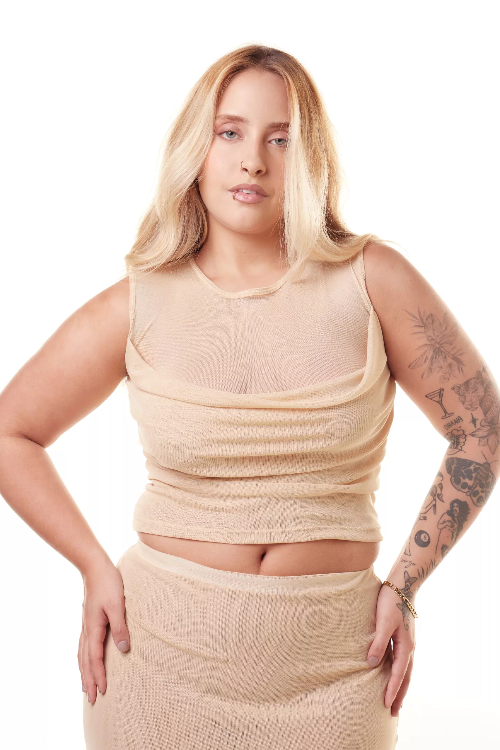 Blusa Degagê Tule Sand - Imagem 21