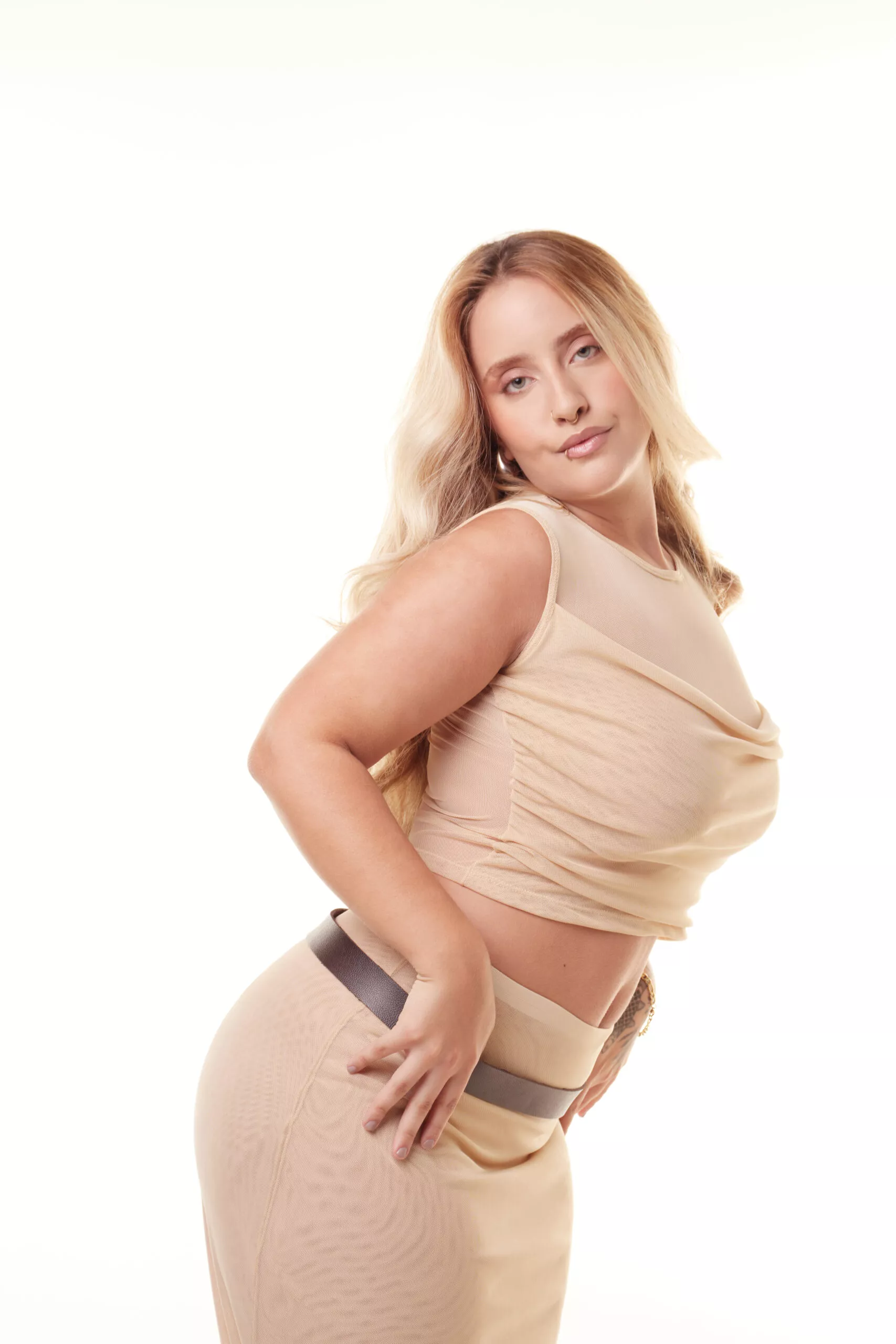 Blusa Degagê Tule Sand - Imagem 17